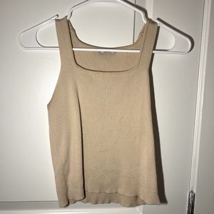 Beige tank top